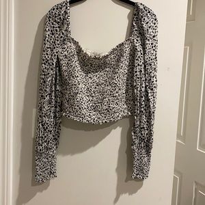Aritzia Little Moon Gimlet Blouse